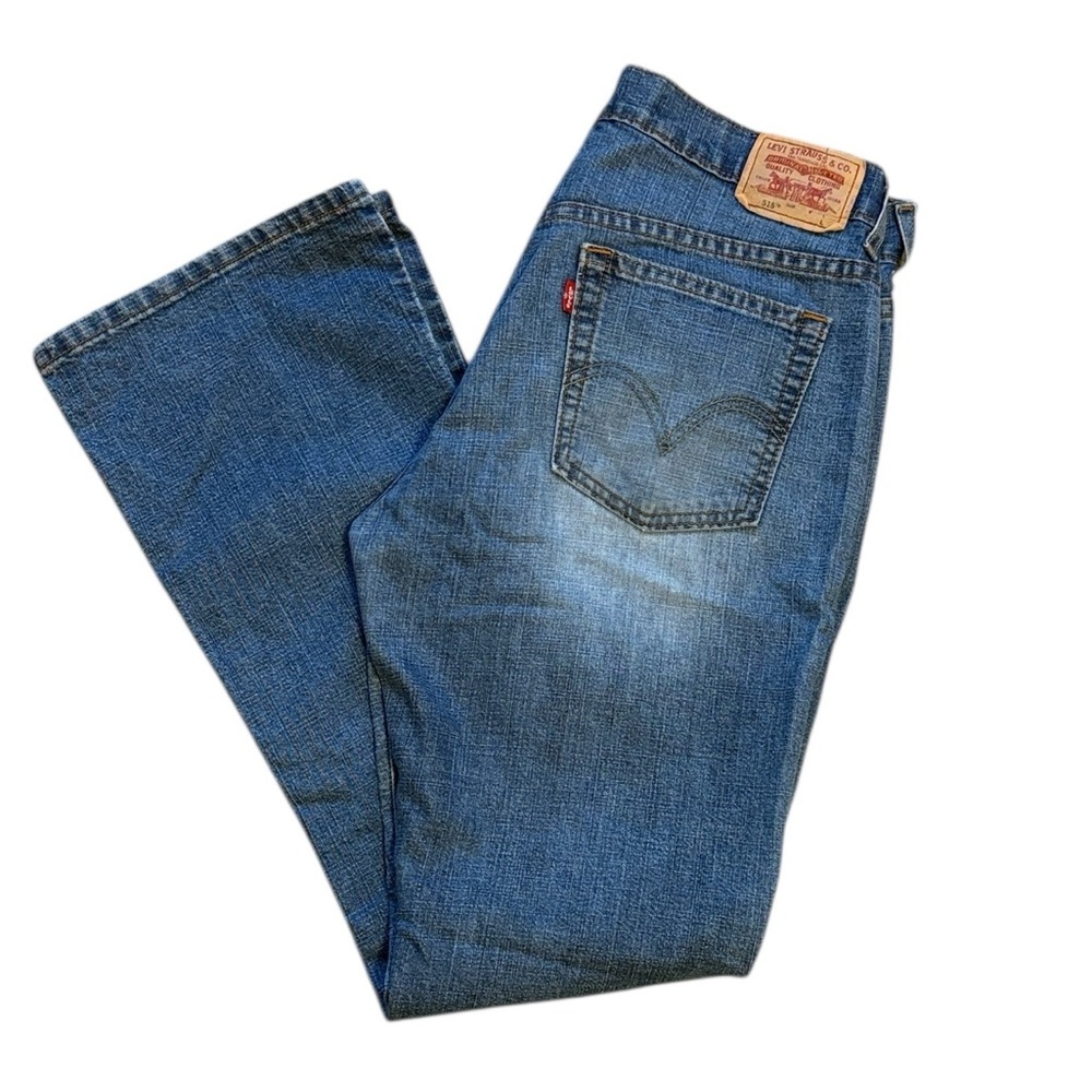 Levi's Women’s Nouveau Boot Cut Stretch 515 Jeans Medium Blue Size 10L
